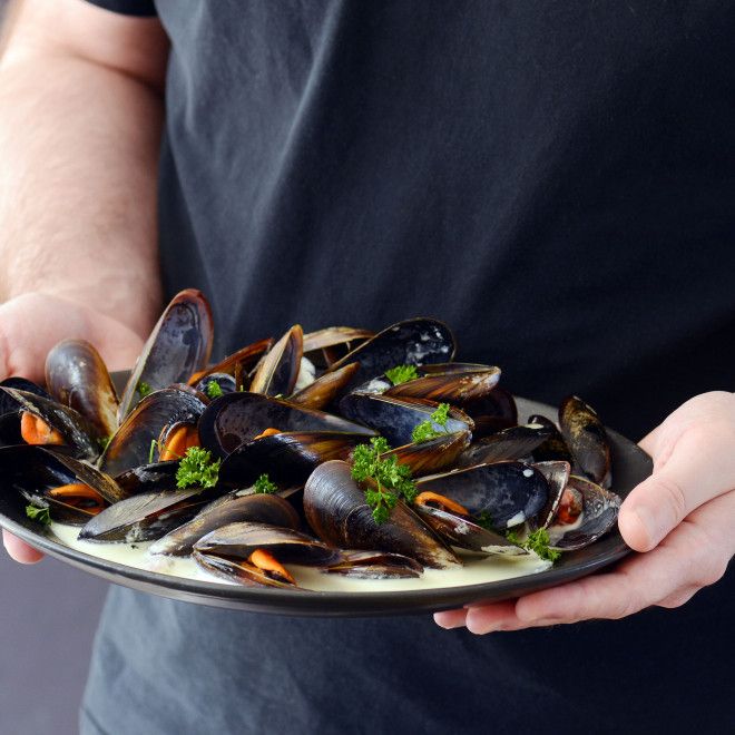 Pablo Suárez, Koch: „Muscheln werden nicht in Wasser gekocht, das Geheimnis besteht darin, sie mit 30 ml Wein zu öffnen.“